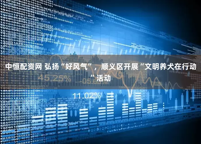 中恒配资网 弘扬“好风气”，顺义区开展“文明养犬在行动”活动