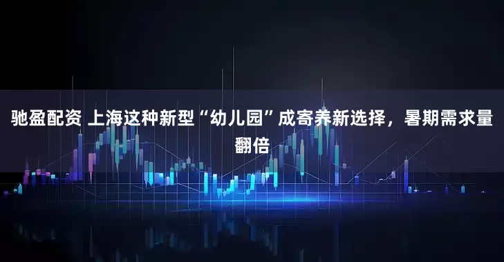 驰盈配资 上海这种新型“幼儿园”成寄养新选择，暑期需求量翻倍